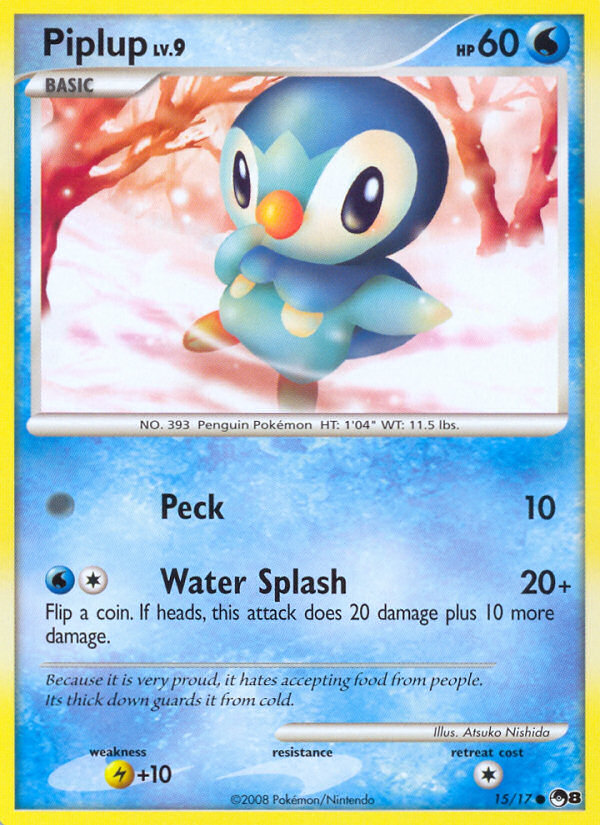 Piplup (15/17) [POP Series 8] | Exor Games New Glasgow