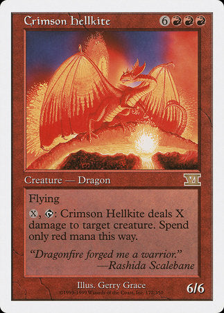 Crimson Hellkite [Classic Sixth Edition] | Exor Games New Glasgow