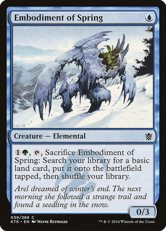Embodiment of Spring [Khans of Tarkir] | Exor Games New Glasgow