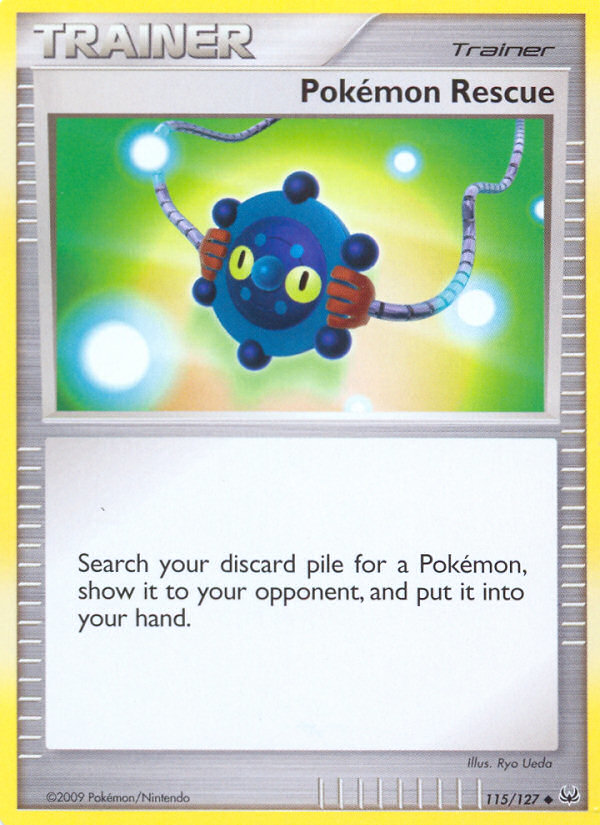 Pokemon Rescue (115/127) [Platinum: Base Set] | Exor Games New Glasgow