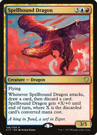 Spellbound Dragon [Commander 2017] | Exor Games New Glasgow