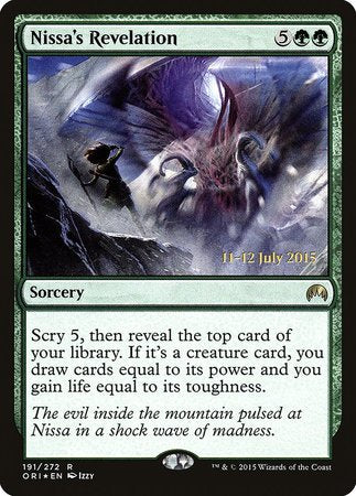 Nissa's Revelation [Magic Origins Promos] | Exor Games New Glasgow