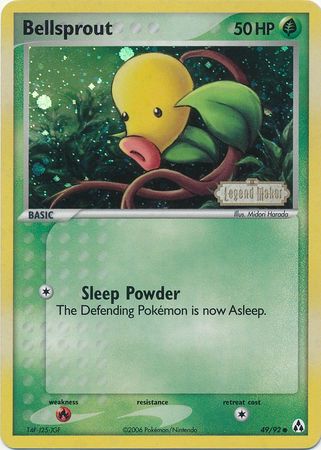 Bellsprout (49/92) (Stamped) [EX: Legend Maker] | Exor Games New Glasgow