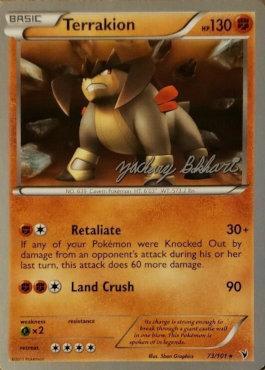 Terrakion (73/101) (CMT - Zachary Bokhari) [World Championships 2012] | Exor Games New Glasgow