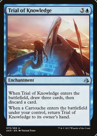 Trial of Knowledge [Amonkhet] | Exor Games New Glasgow