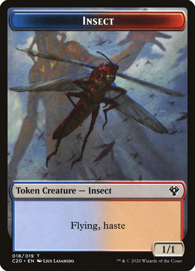 Insect (018/019) [Commander 2020 Tokens] | Exor Games New Glasgow