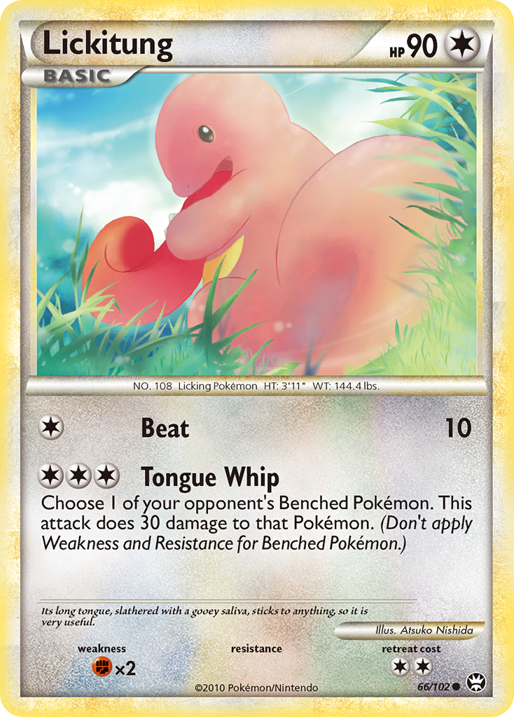 Lickitung (66/102) [HeartGold & SoulSilver: Triumphant] | Exor Games New Glasgow