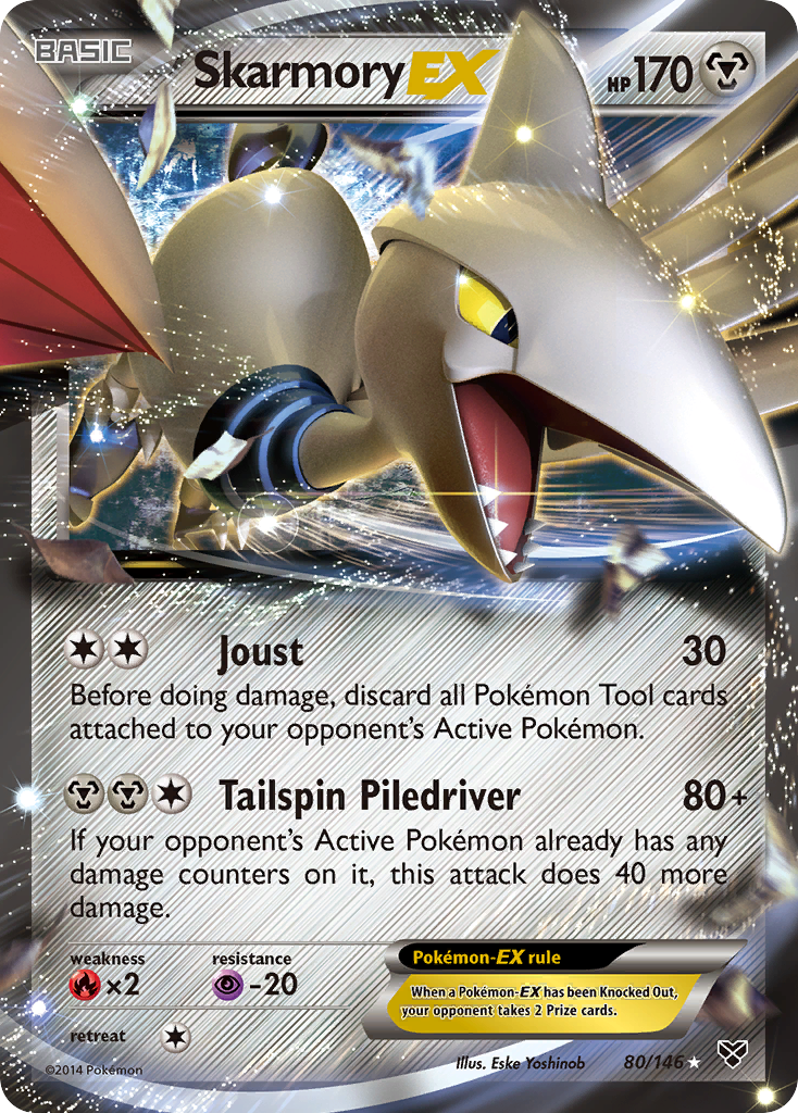 Skarmory EX (80/146) [XY: Base Set] | Exor Games New Glasgow