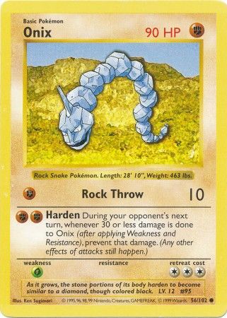 Onix (56/102) [Base Set Shadowless Unlimited] | Exor Games New Glasgow