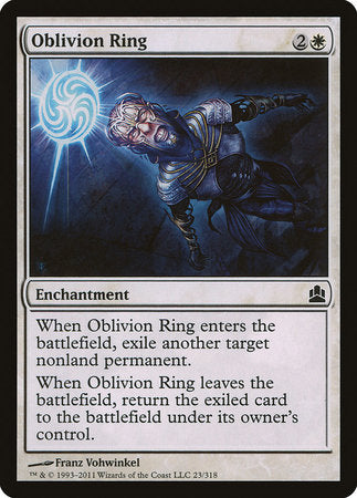 Oblivion Ring [Commander 2011] | Exor Games New Glasgow
