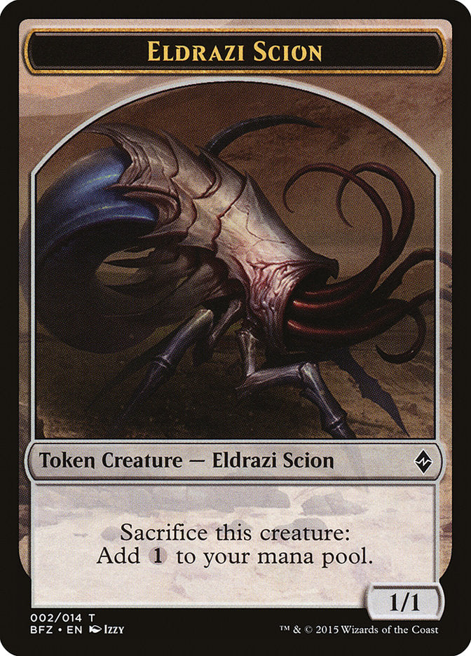 Eldrazi Scion (002/014) [Battle for Zendikar Tokens] | Exor Games New Glasgow