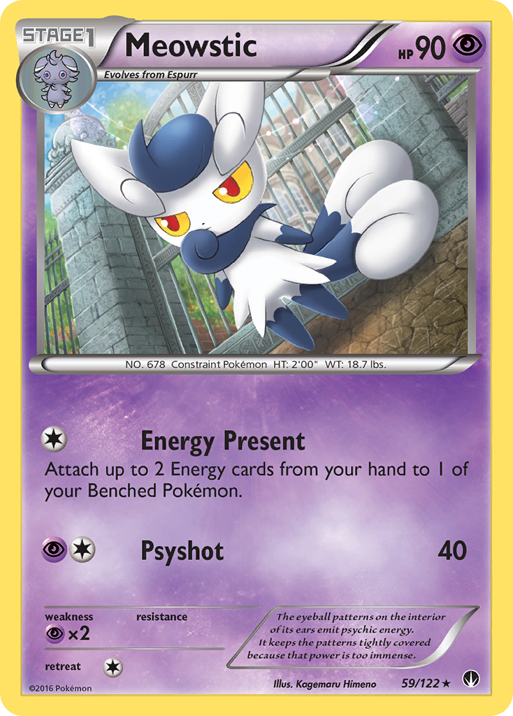 Meowstic (59/122) [XY: BREAKpoint] | Exor Games New Glasgow