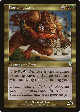Hunting Kavu [Invasion] | Exor Games New Glasgow
