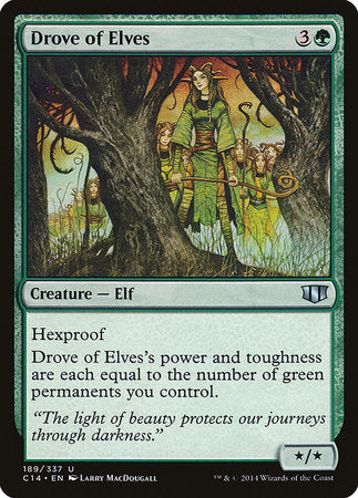 Drove of Elves [Commander 2014] | Exor Games New Glasgow