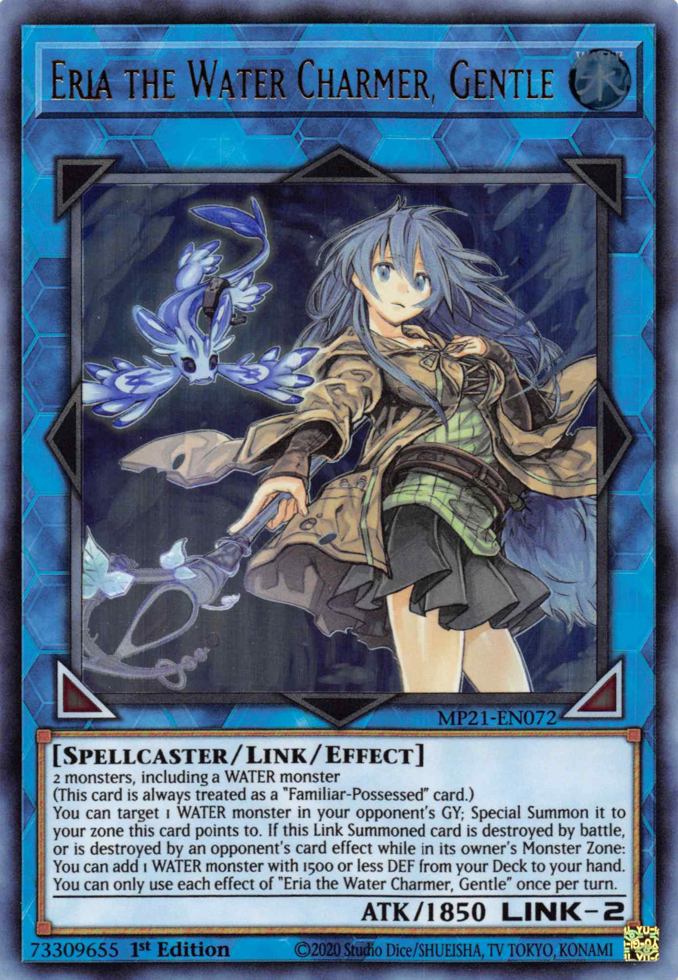 Eria the Water Charmer, Gentle [MP21-EN072] Ultra Rare | Exor Games New Glasgow