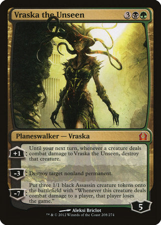 Vraska the Unseen [Return to Ravnica] | Exor Games New Glasgow