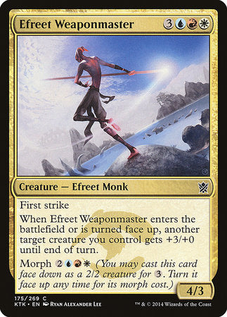 Efreet Weaponmaster [Khans of Tarkir] | Exor Games New Glasgow