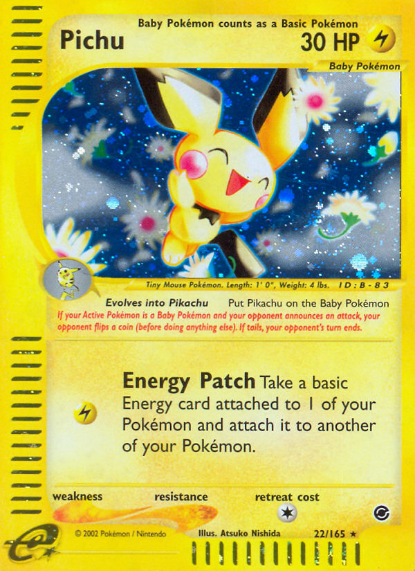 Pichu (22/165) [Expedition: Base Set] | Exor Games New Glasgow
