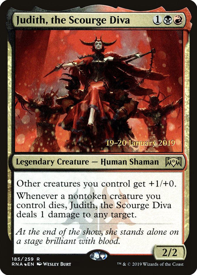 Judith, the Scourge Diva [Ravnica Allegiance Prerelease Promos] | Exor Games New Glasgow