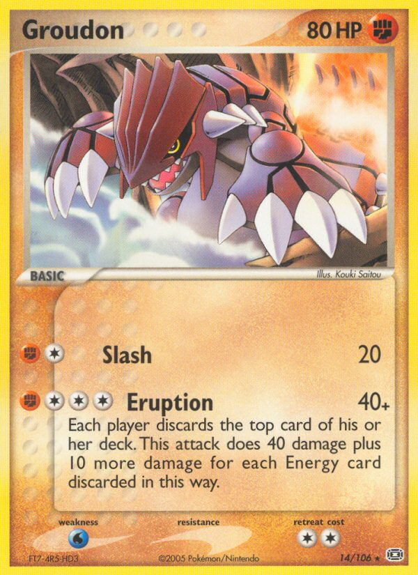 Groudon (14/106) [EX: Emerald] | Exor Games New Glasgow