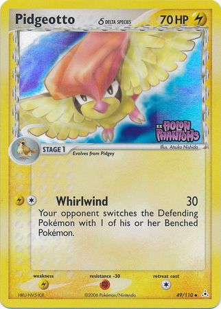 Pidgeotto (49/110) (Delta Species) (Stamped) [EX: Holon Phantoms] | Exor Games New Glasgow