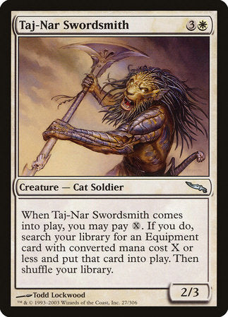 Taj-Nar Swordsmith [Mirrodin] | Exor Games New Glasgow