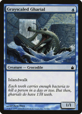 Grayscaled Gharial [Ravnica: City of Guilds] | Exor Games New Glasgow