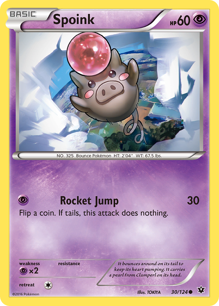 Spoink (30/124) [XY: Fates Collide] | Exor Games New Glasgow