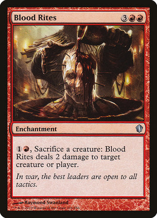 Blood Rites [Commander 2013] | Exor Games New Glasgow