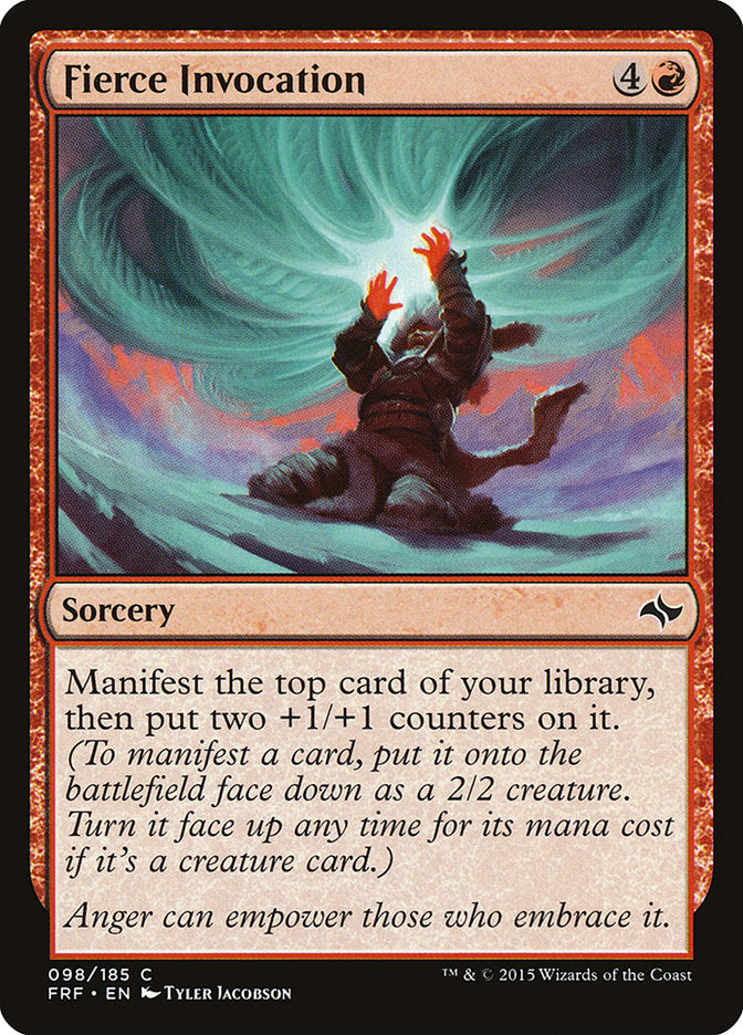 Fierce Invocation [Fate Reforged] | Exor Games New Glasgow