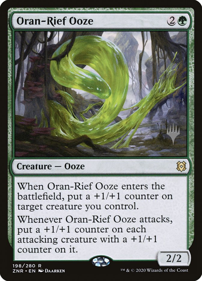 Oran-Rief Ooze (Promo Pack) [Zendikar Rising Promos] | Exor Games New Glasgow