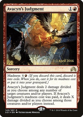 Avacyn's Judgment [Shadows over Innistrad Promos] | Exor Games New Glasgow