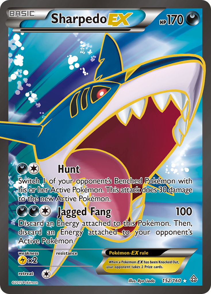 Sharpedo EX (152/160) [XY: Primal Clash] | Exor Games New Glasgow