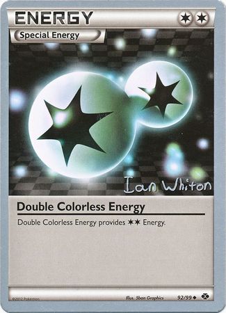 Double Colorless Energy (92/99) (American Gothic - Ian Whiton) [World Championships 2013] | Exor Games New Glasgow