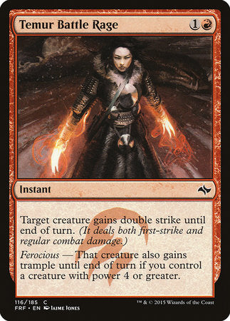 Temur Battle Rage [Fate Reforged] | Exor Games New Glasgow