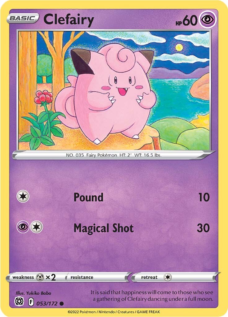 Clefairy (053/172) [Sword & Shield: Brilliant Stars] | Exor Games New Glasgow