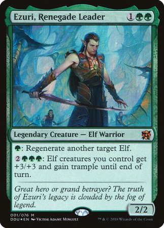 Ezuri, Renegade Leader [Duel Decks: Elves vs. Inventors] | Exor Games New Glasgow