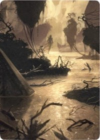 Murkwater Pathway Art Card [Zendikar Rising Art Series] | Exor Games New Glasgow