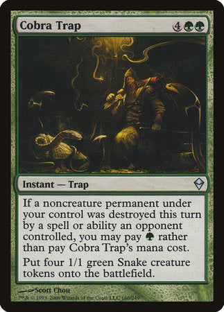 Cobra Trap [Zendikar] | Exor Games New Glasgow