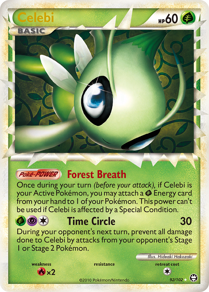 Celebi (92/102) [HeartGold & SoulSilver: Triumphant] | Exor Games New Glasgow