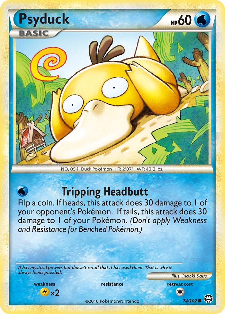 Psyduck (74/102) [HeartGold & SoulSilver: Triumphant] | Exor Games New Glasgow