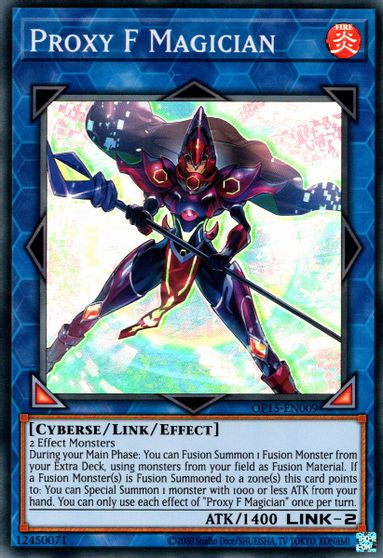 Proxy F Magician [OP15-EN009] Super Rare | Exor Games New Glasgow