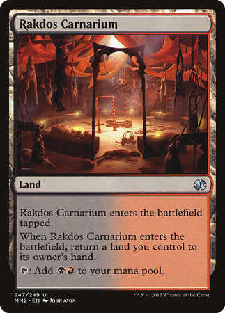 Rakdos Carnarium [Modern Masters 2015] | Exor Games New Glasgow