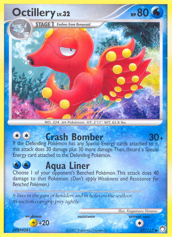 Octillery (57/123) [Diamond & Pearl: Mysterious Treasures] | Exor Games New Glasgow