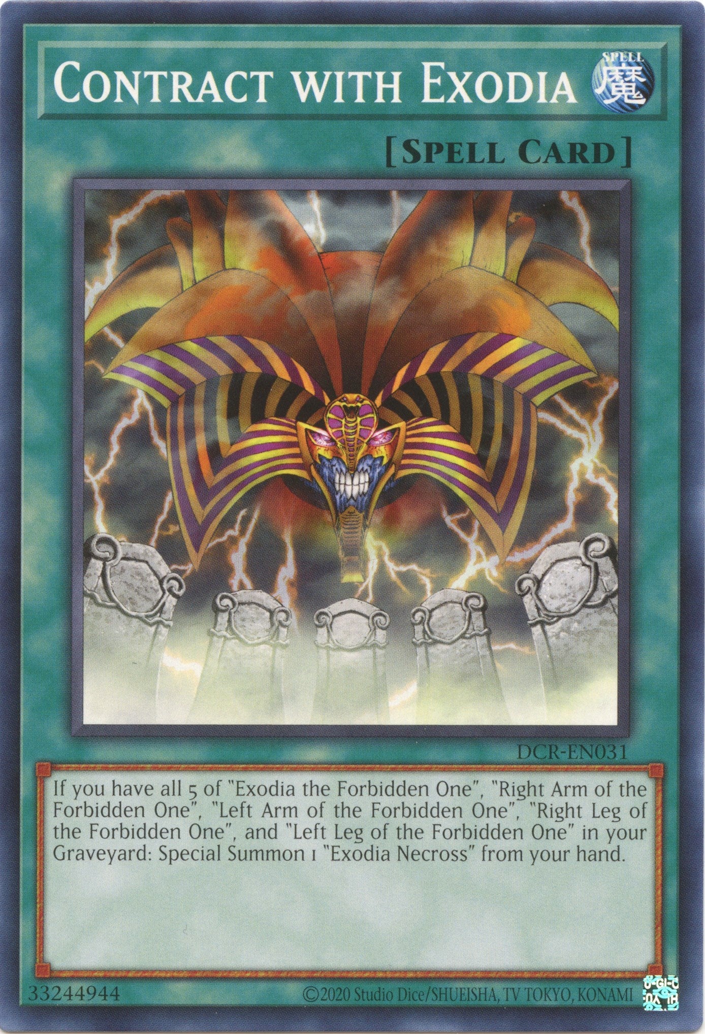 Contract with Exodia (25th Anniversary) [DCR-EN031] Common | Exor Games New Glasgow