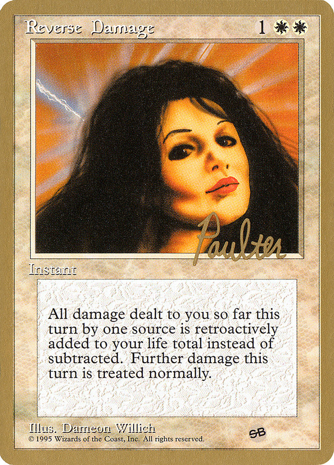 Reverse Damage (Preston Poulter) (SB) [Pro Tour Collector Set] | Exor Games New Glasgow