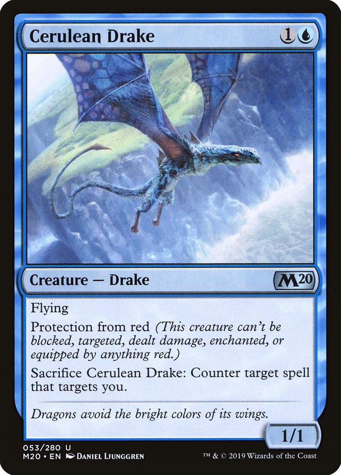 Cerulean Drake [Core Set 2020] | Exor Games New Glasgow