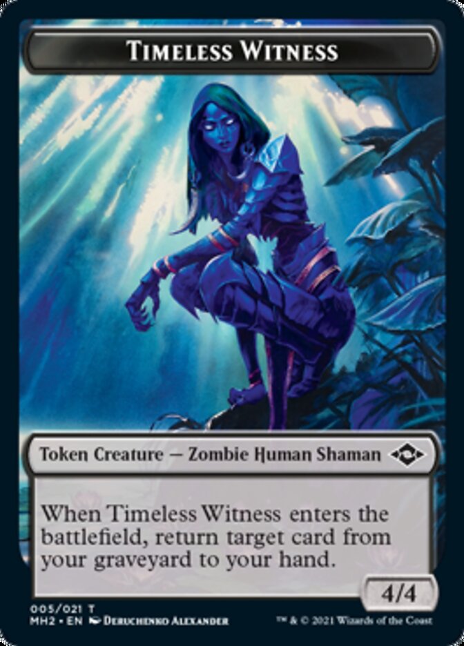 Timeless Witness Token [Modern Horizons 2 Tokens] | Exor Games New Glasgow