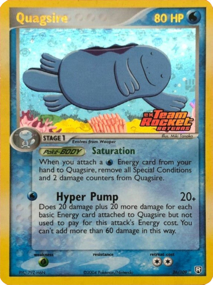 Quagsire (26/109) (Stamped) [EX: Team Rocket Returns] | Exor Games New Glasgow