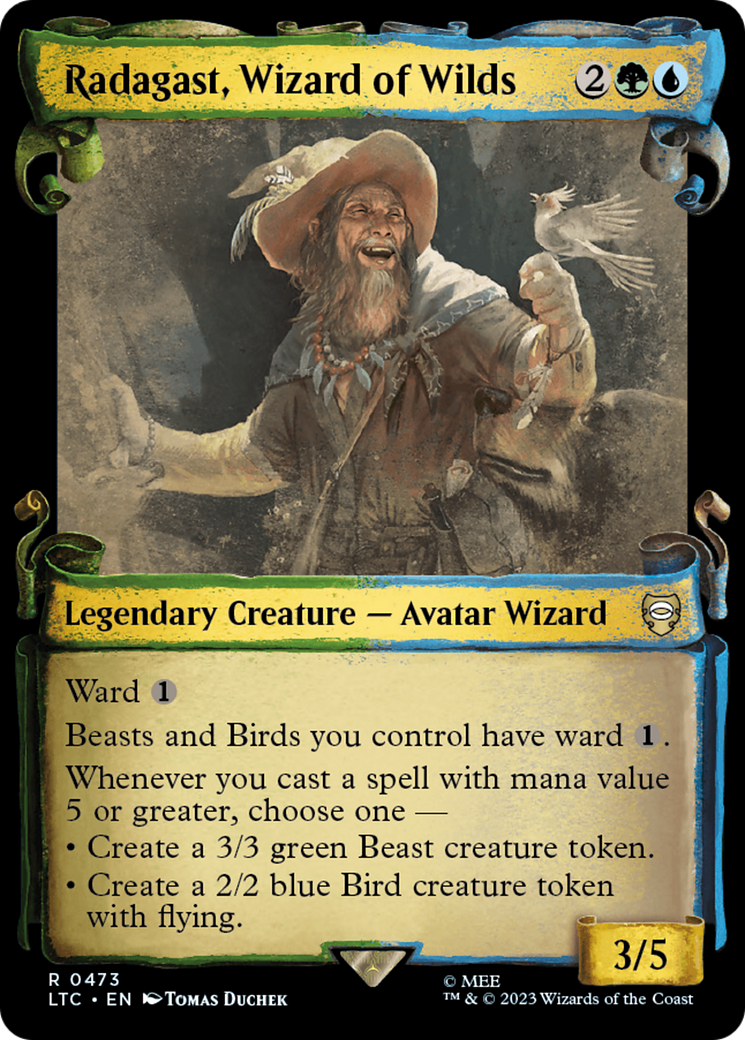 Radagast, Wizard of Wilds [The Lord of the Rings: Tales of Middle-Earth Commander Showcase Scrolls] | Exor Games New Glasgow